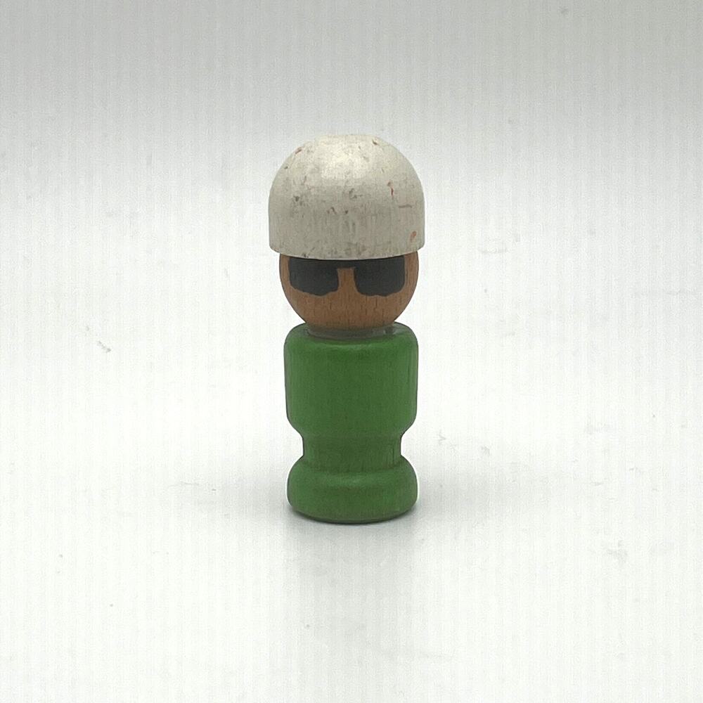 Rare Vintage 1959‎ Fisher-Price Little People Boy with Glasses